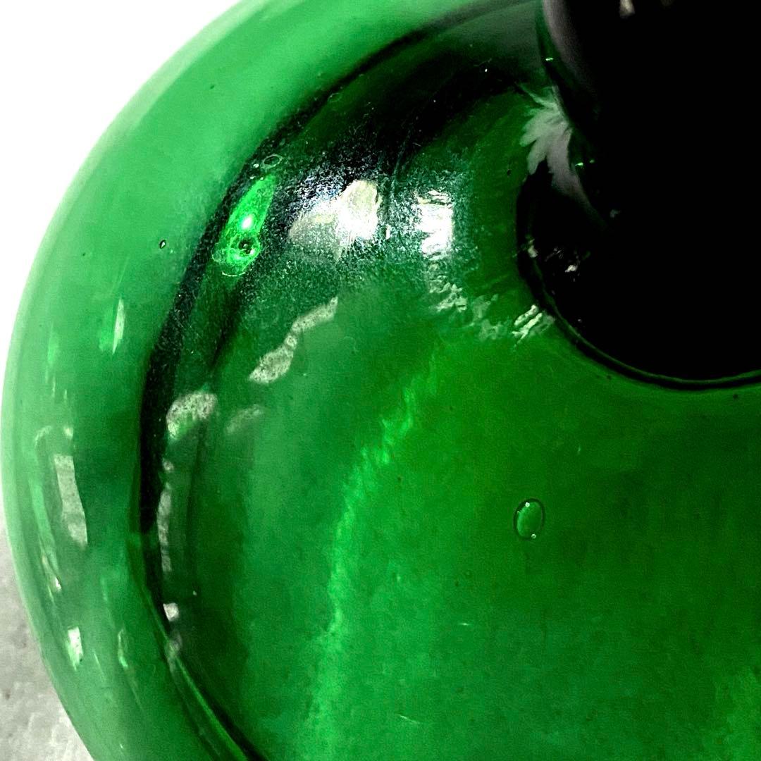 魔女の薬瓶　ヴィンテージ・エンポリベルデガラス　ボンボニエール・キャンディポット