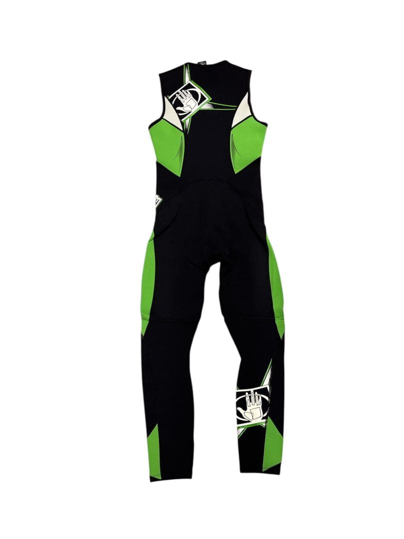 ブラック/グリーン フルジップ タッパー