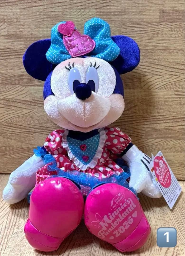 ディズニー　パルパルーザ　ミニーのファンダーランド　ミニーぬいぐるみ1️⃣