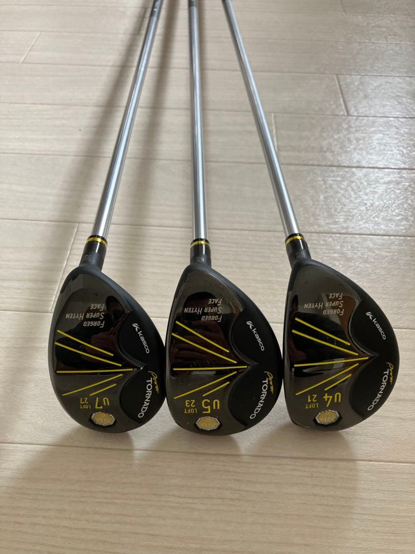 KASCOPower Tornado3本セットu4 21/u5 23/u7 27