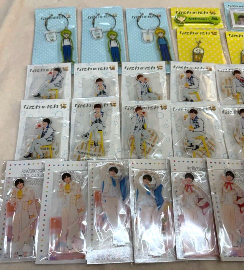 なにわ男子、Lilかんさい アクリルスタンド、アクリルキーホルダーなど