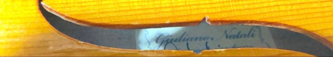 【希少】Giuliano Natali 4/4 2011年製 ヴァイオリン