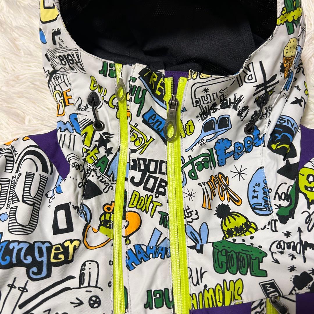 【美品】ミズノCREW 高機能ウェア スキーウェア上 XS 下 S