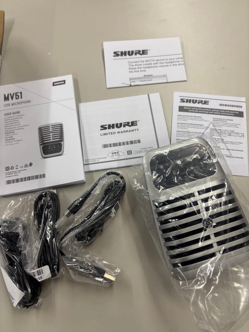 SHURE MV51 プロフェッショナルマイク