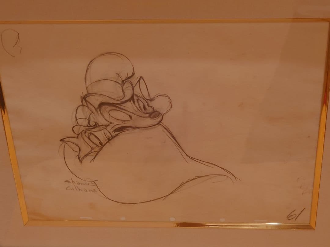 【世界で1枚 激レア】〔ゆ〕ファウルフェローとギデオンのドローイング