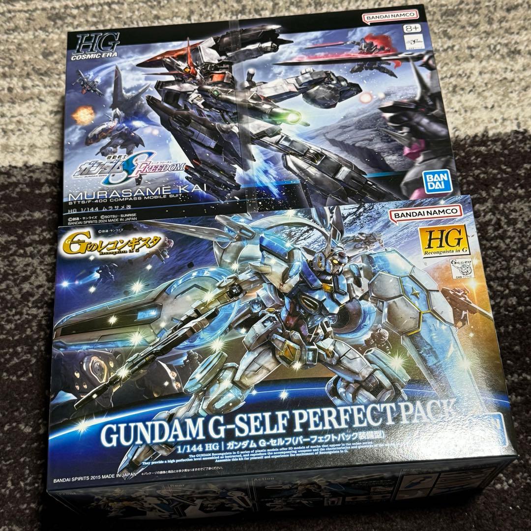 HG ムラサメ改　HG ガンダム　G-セルフ　パーフェクトパック　新品
