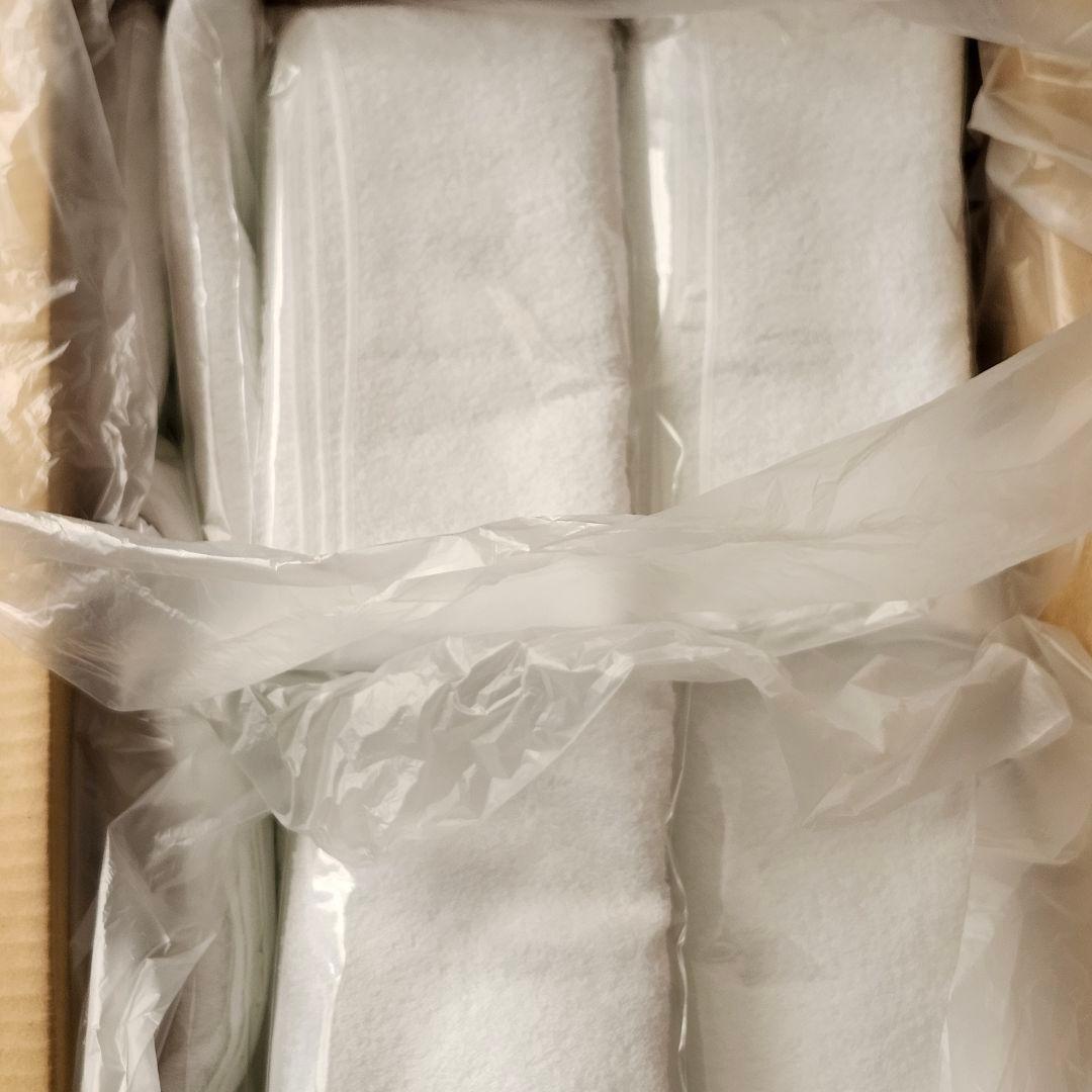 【未使用】お年賀タオル 白無地 330匁 84枚 フェイスタオルまとめ売り