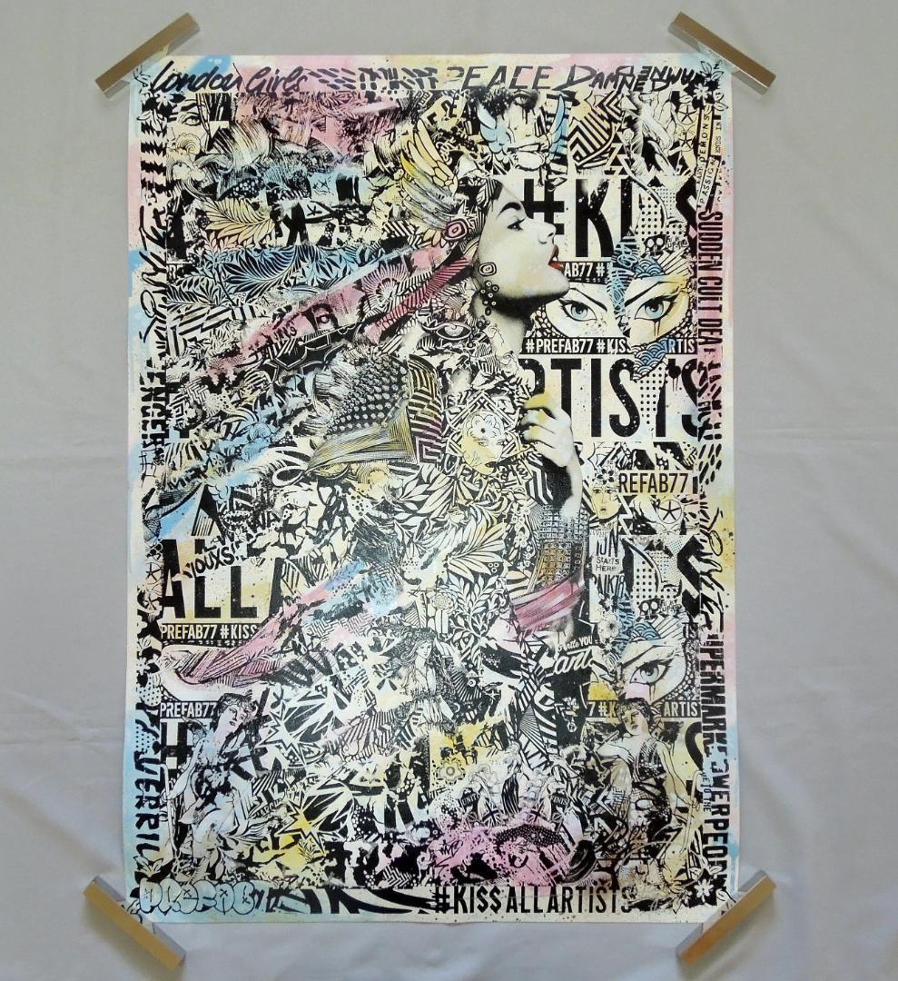 激レア　スペシャル　世界10枚限定　prefab77　直筆サイン　banksy
