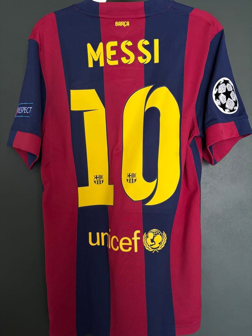 [正規品]バルセロナ　メッシ　チャンピオンズリーグ決勝　ユニフォーム　14-15