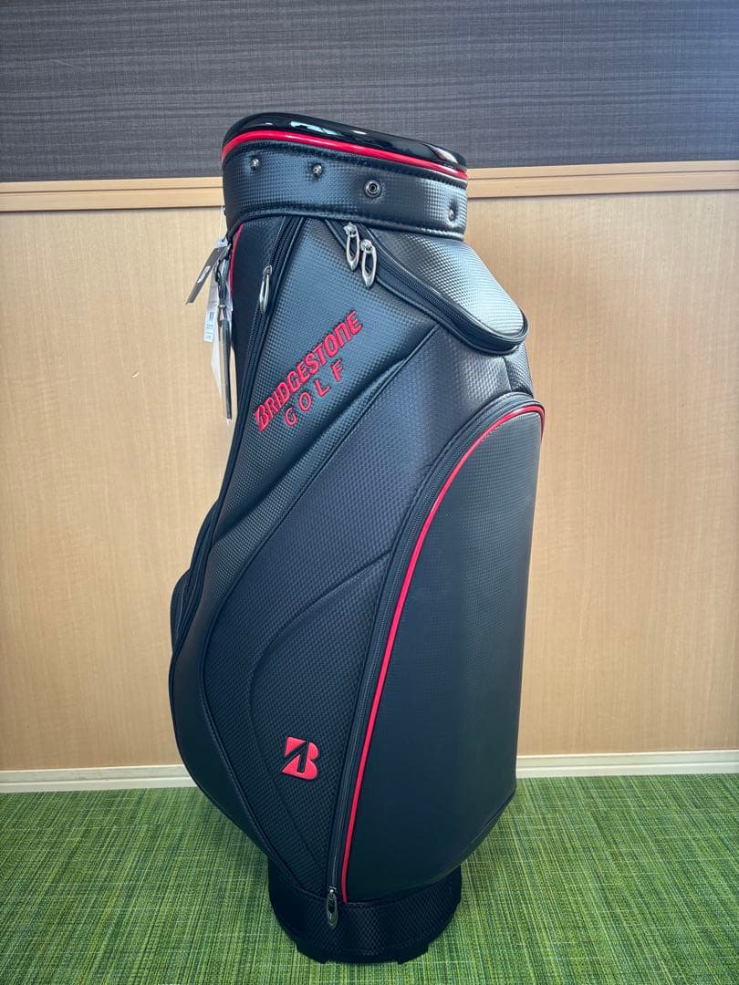 ブリヂストンゴルフ キャディバッグ CBG422ブラック/レッド