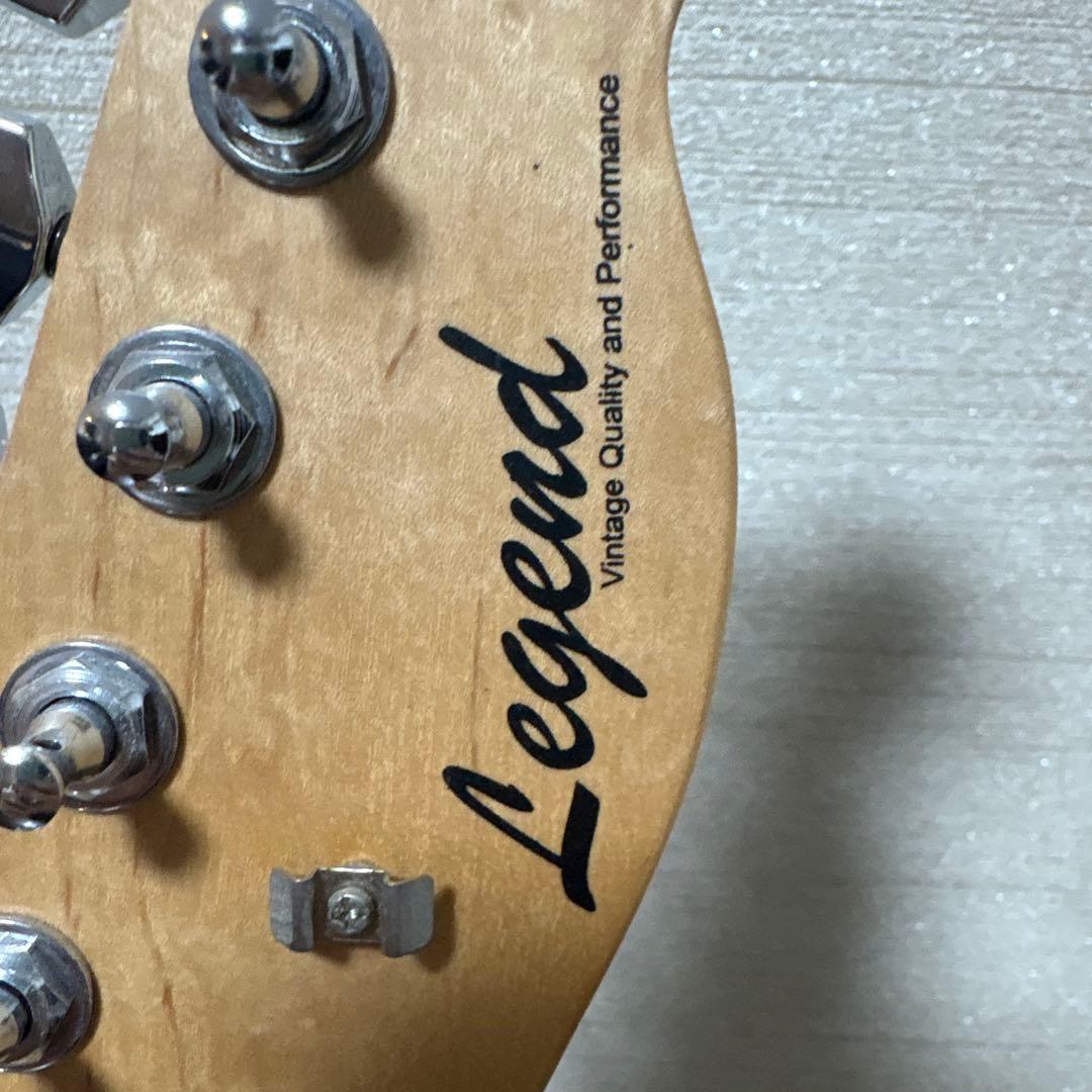 Legend エレキギター 赤 弦なし