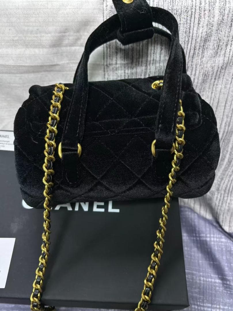 【非売品】 VIP会員限定 ブラックベルベットミニバッグ ad