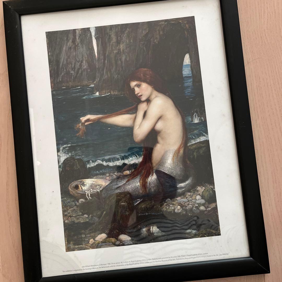ジョン・ウィリアム・ウォーターハウスの人魚プリント