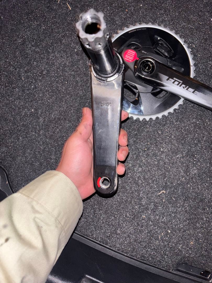 sram force axs パワーメータークランク　48-35 165mm