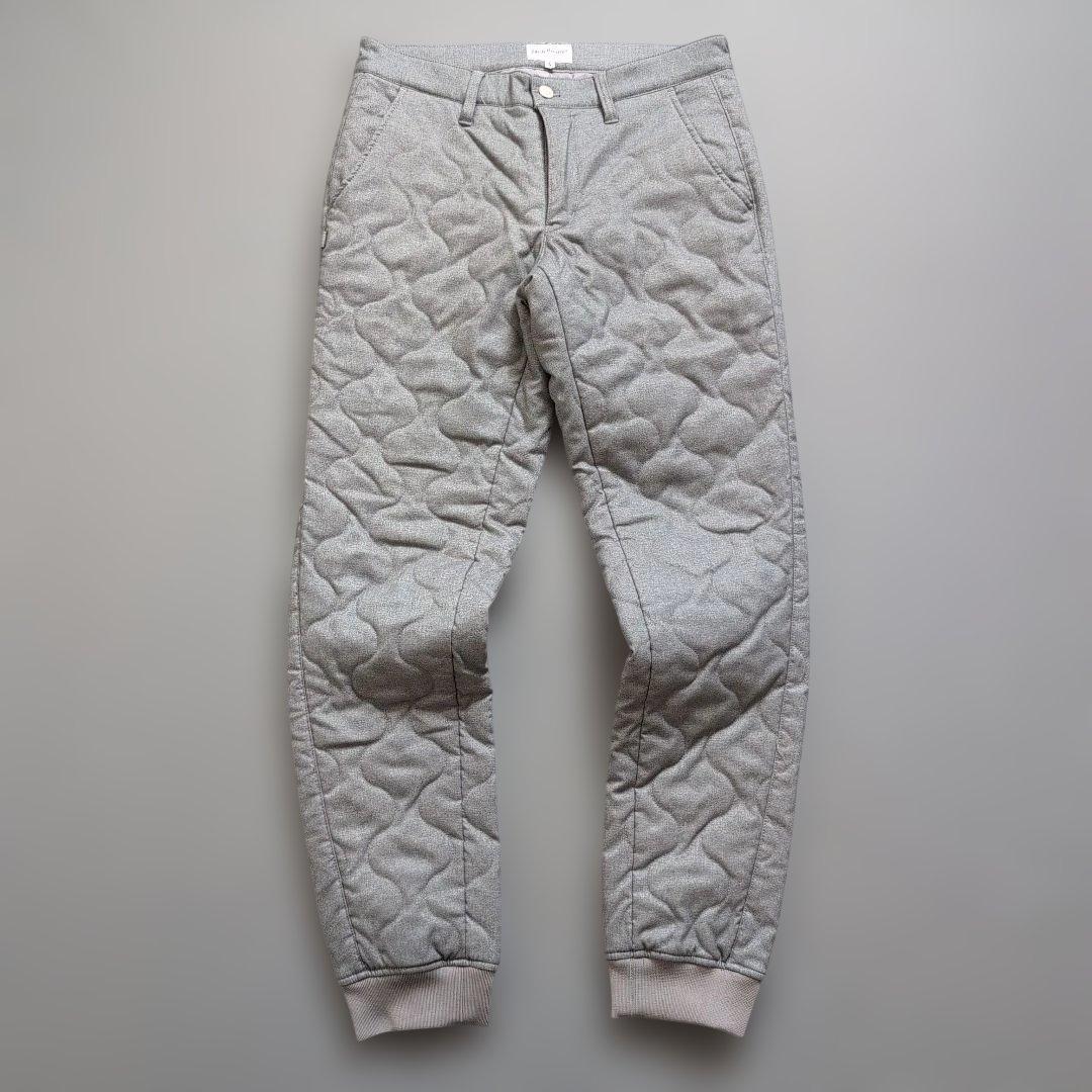 【美品】ジャックバニーゴルフ　キルトダウンパンツ　M グレー