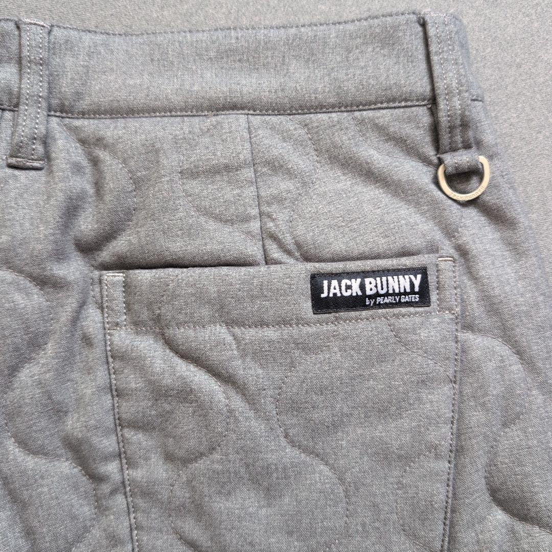 【美品】ジャックバニーゴルフ　キルトダウンパンツ　M グレー