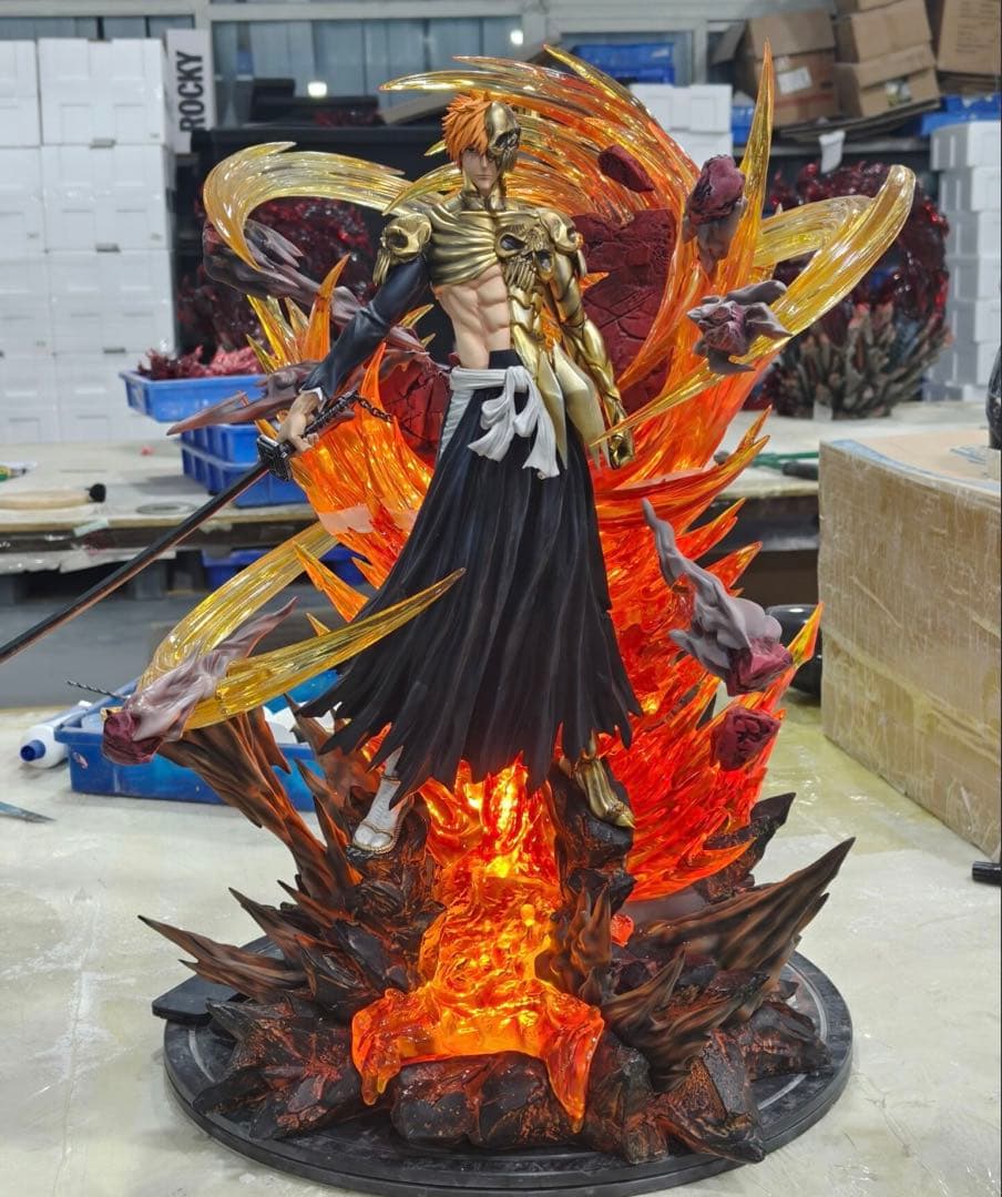 ブリーチ BLEACH 地獄 黒崎一護 ガレージキット フィギュア