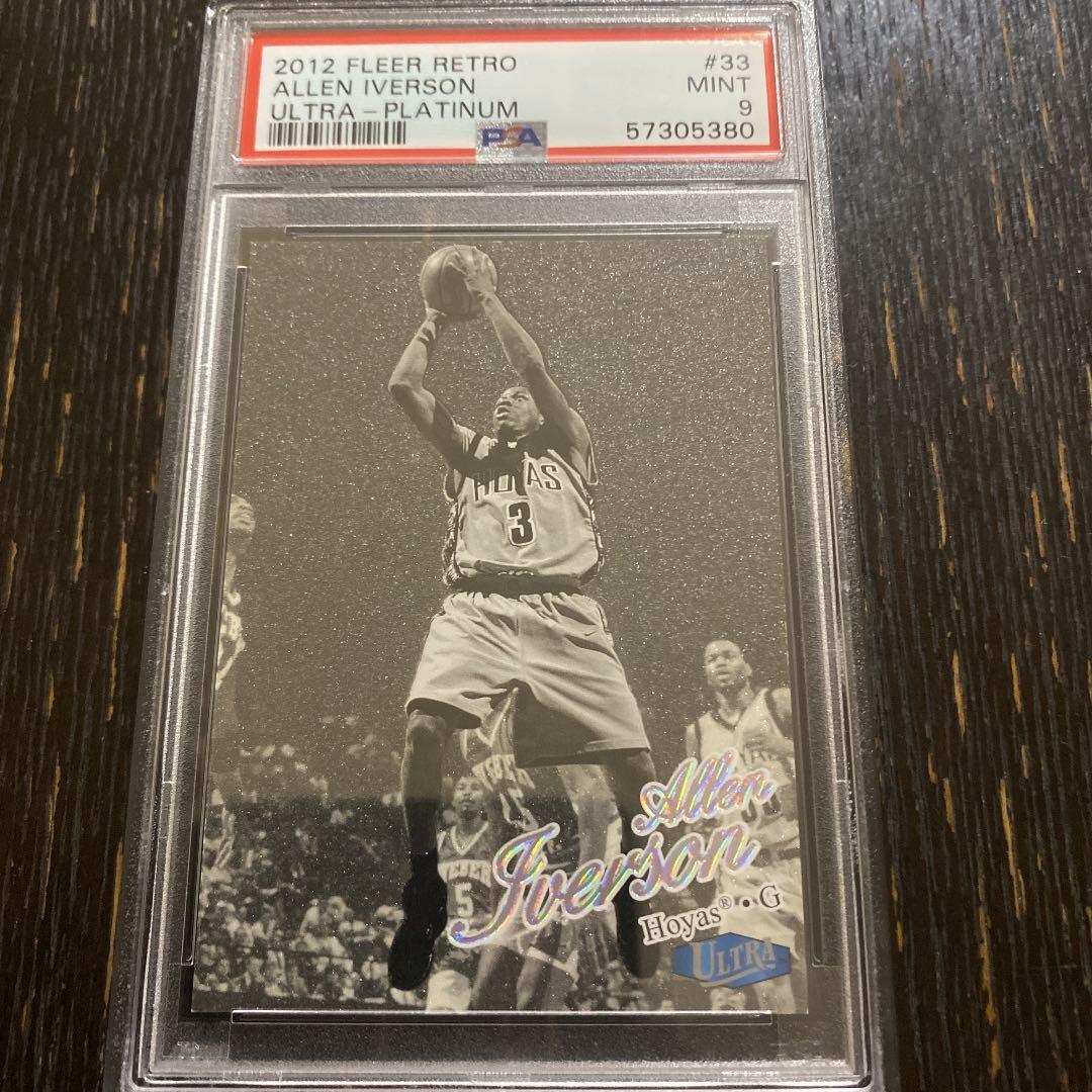 NBAカード　Allen iverson platinum 100枚　PSA9
