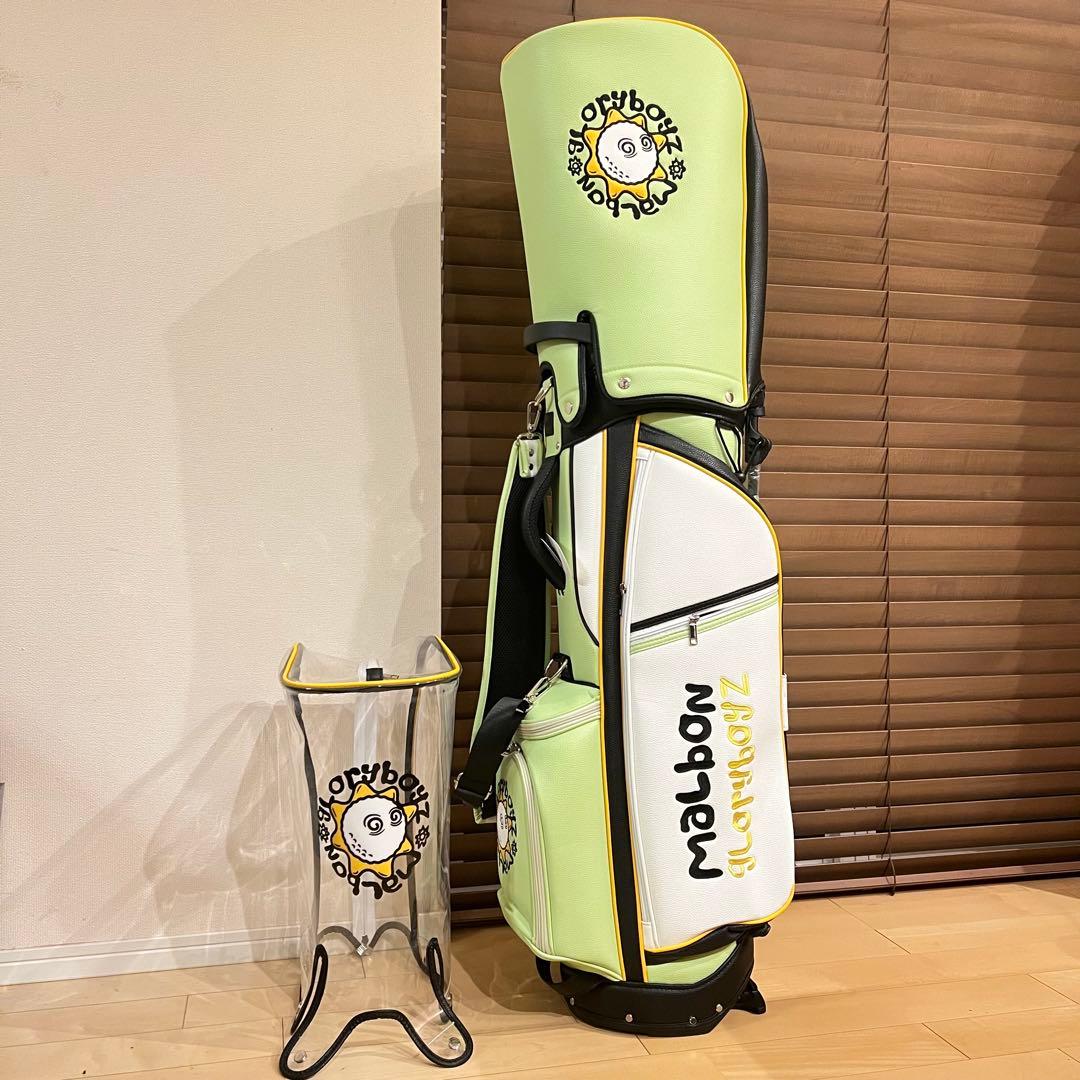 【即発送】希少 MALBON マルボンゴルフ キャディバッグ ゴルフバッグ