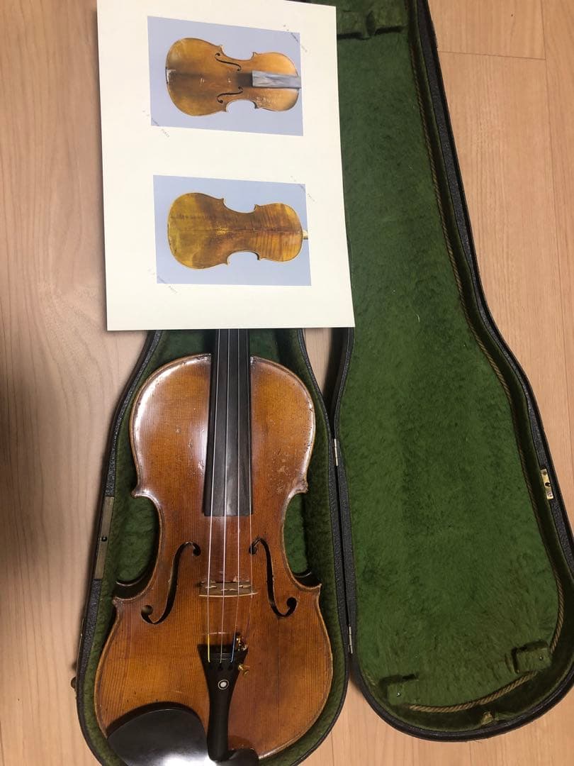フレンチ 4/4 古いバイオリン 鑑定書付き