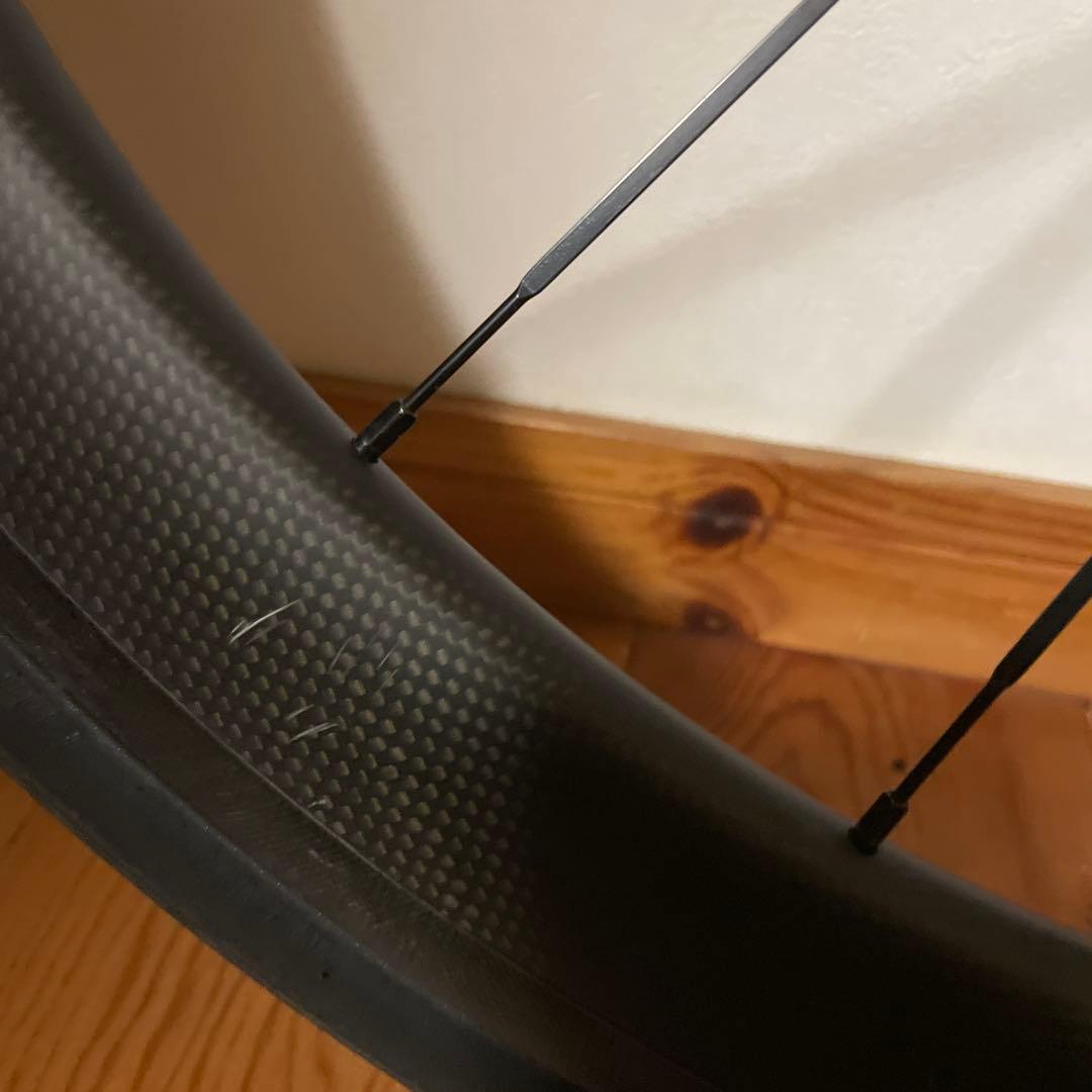 superteam カーボンディープホイール 50mm/23mm フロント　前輪