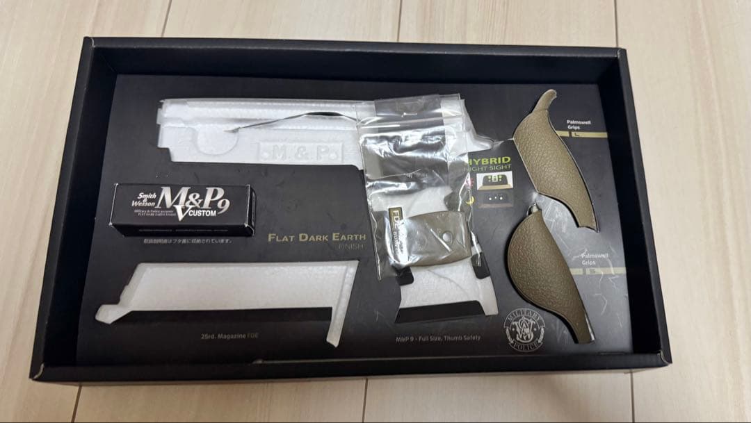 東京マルイM&P 9 V CUSTOM デザートウォーリア 4.3 ガンケース付