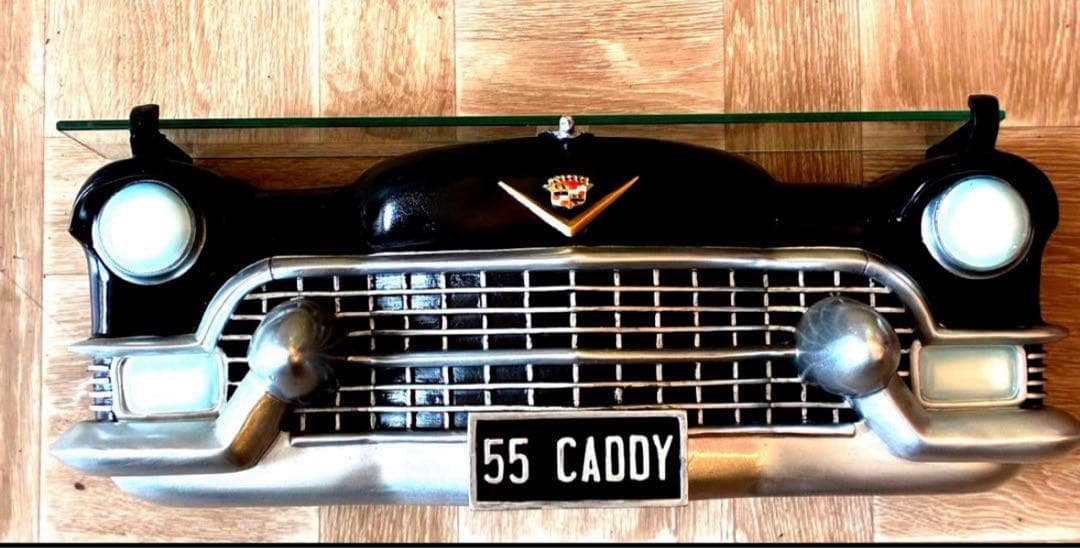 【アメリカン雑貨】クラシックカーシェルフ55CADDYブラックGM公式ライセンス