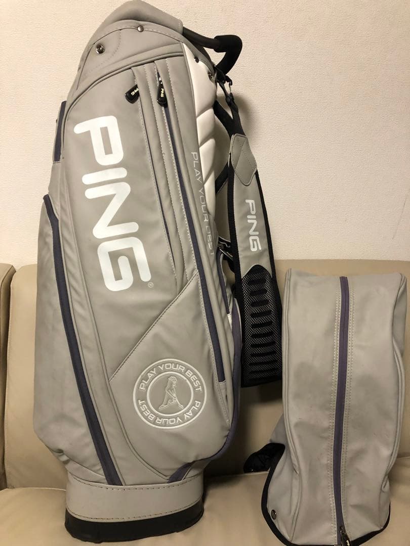 【送料込み】廃盤希少品　ミスターピン　PING ソフトPU キャディバッグ