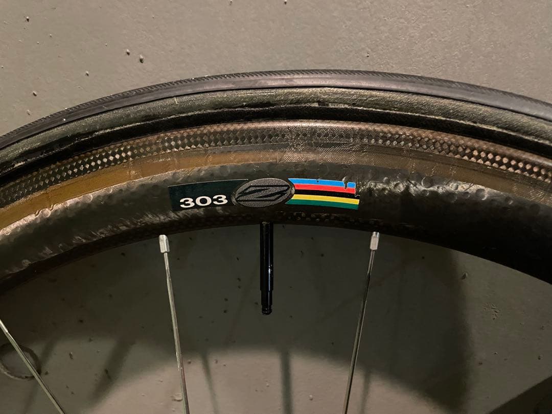 zipp 303 ピストバイク チューブラー ホイール　前後セット 送料込み