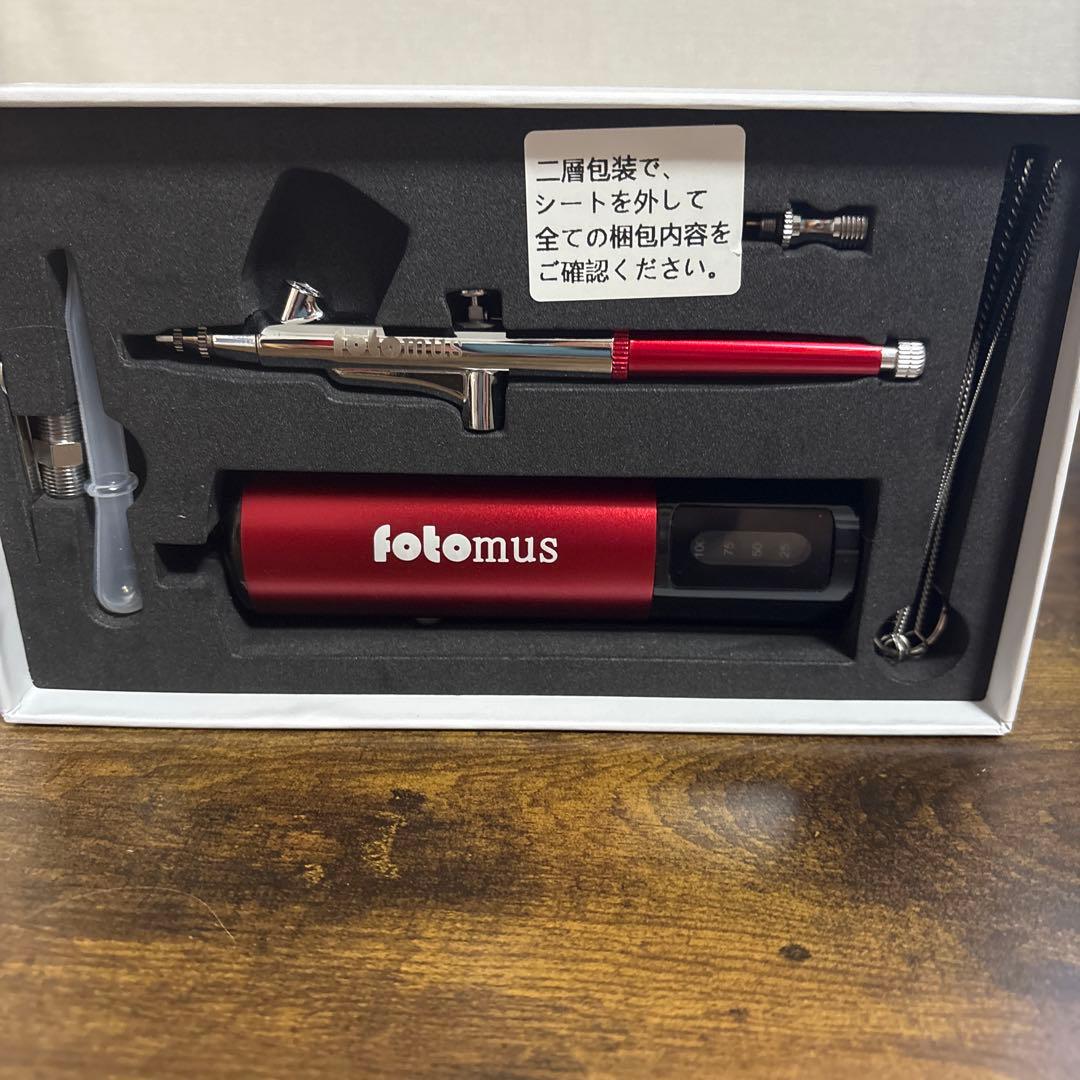 アンジェラスペイント新品5色4oz とエアーブラシセット(バラ売り無し)