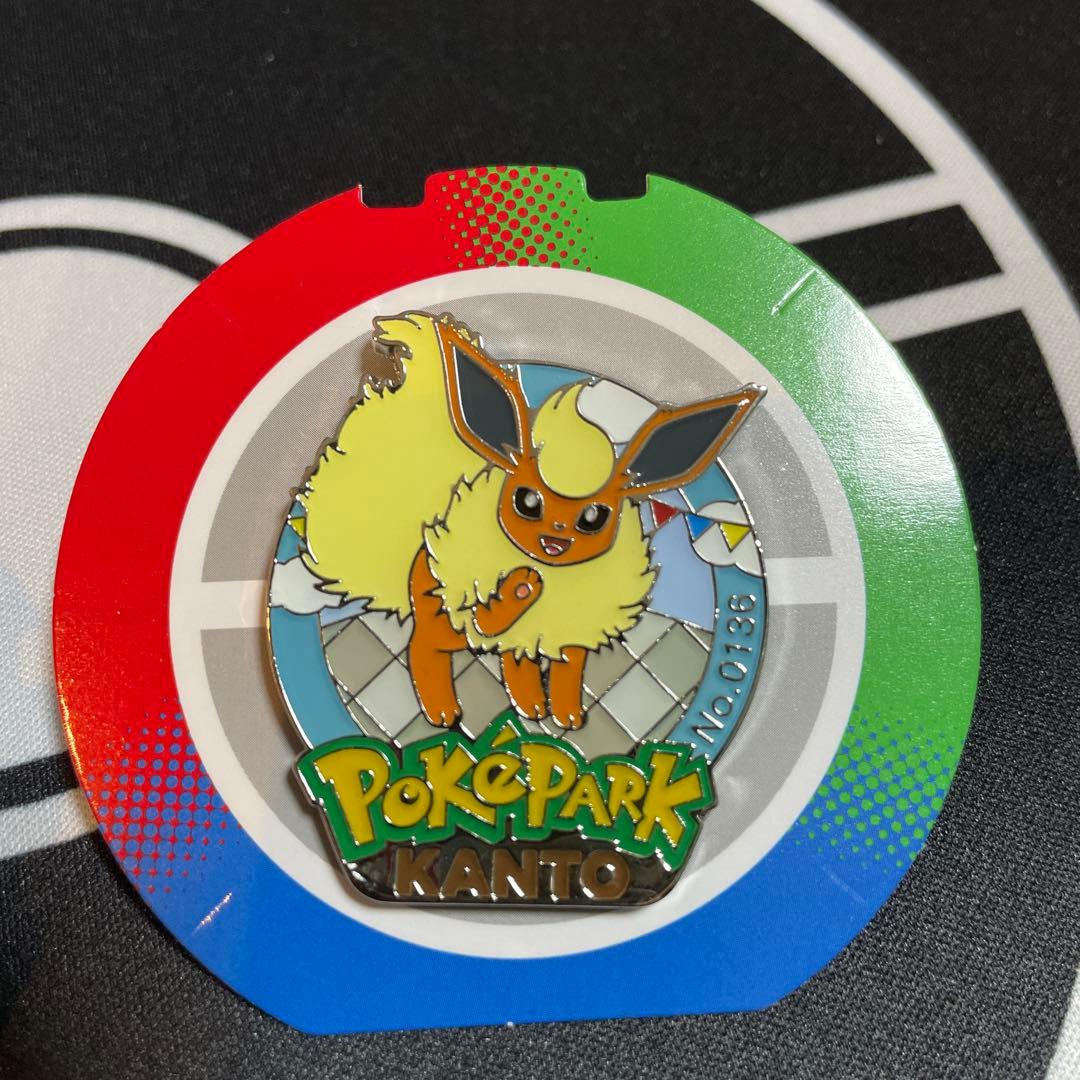 ポケパーク　限定　ピンズ　進化セット　イーブイ&ブースター