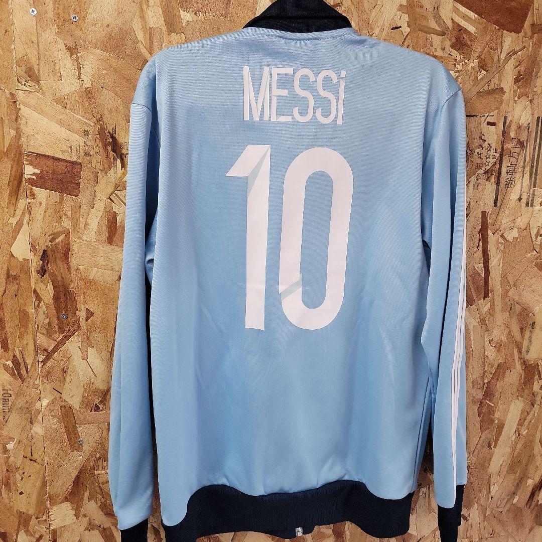 美品 adidas 　アルゼンチン代表ジャージ 水色メッシ　10番