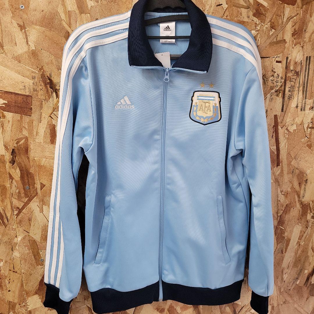 美品 adidas 　アルゼンチン代表ジャージ 水色メッシ　10番