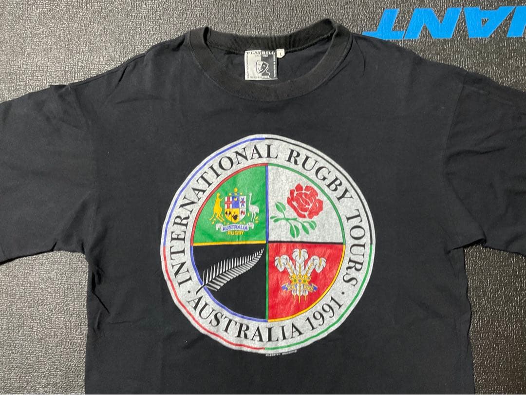 1991年オーストラリアVS NZ,イングランド、ウエールズ戦記念T-シャツ