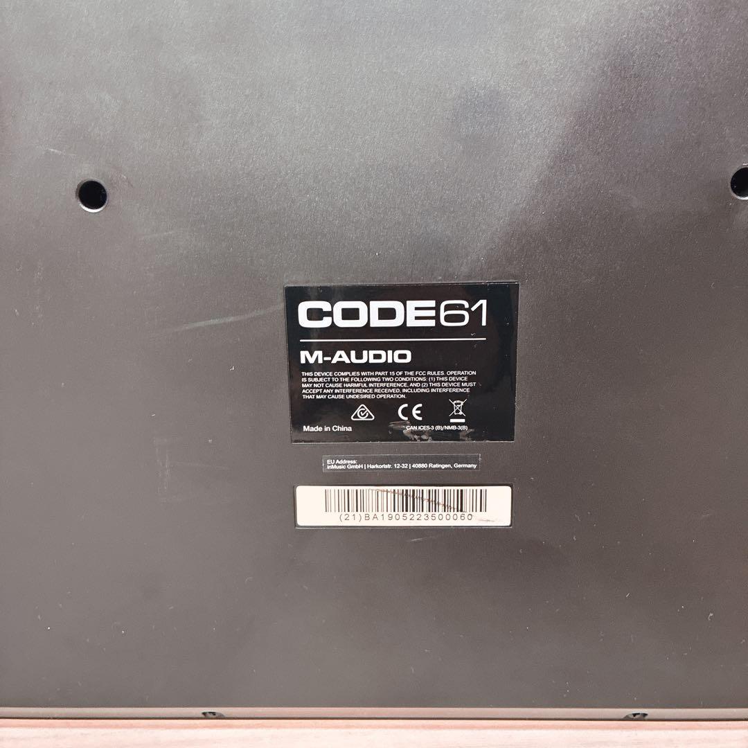 M-Audio CODE61 MIDIキーボード 61鍵 エムオーディオ