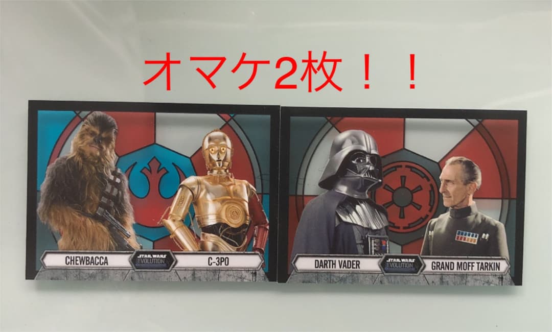 Topps社製 スターウォーズ ヨーダ、ボバ・フェット 直筆サインカード