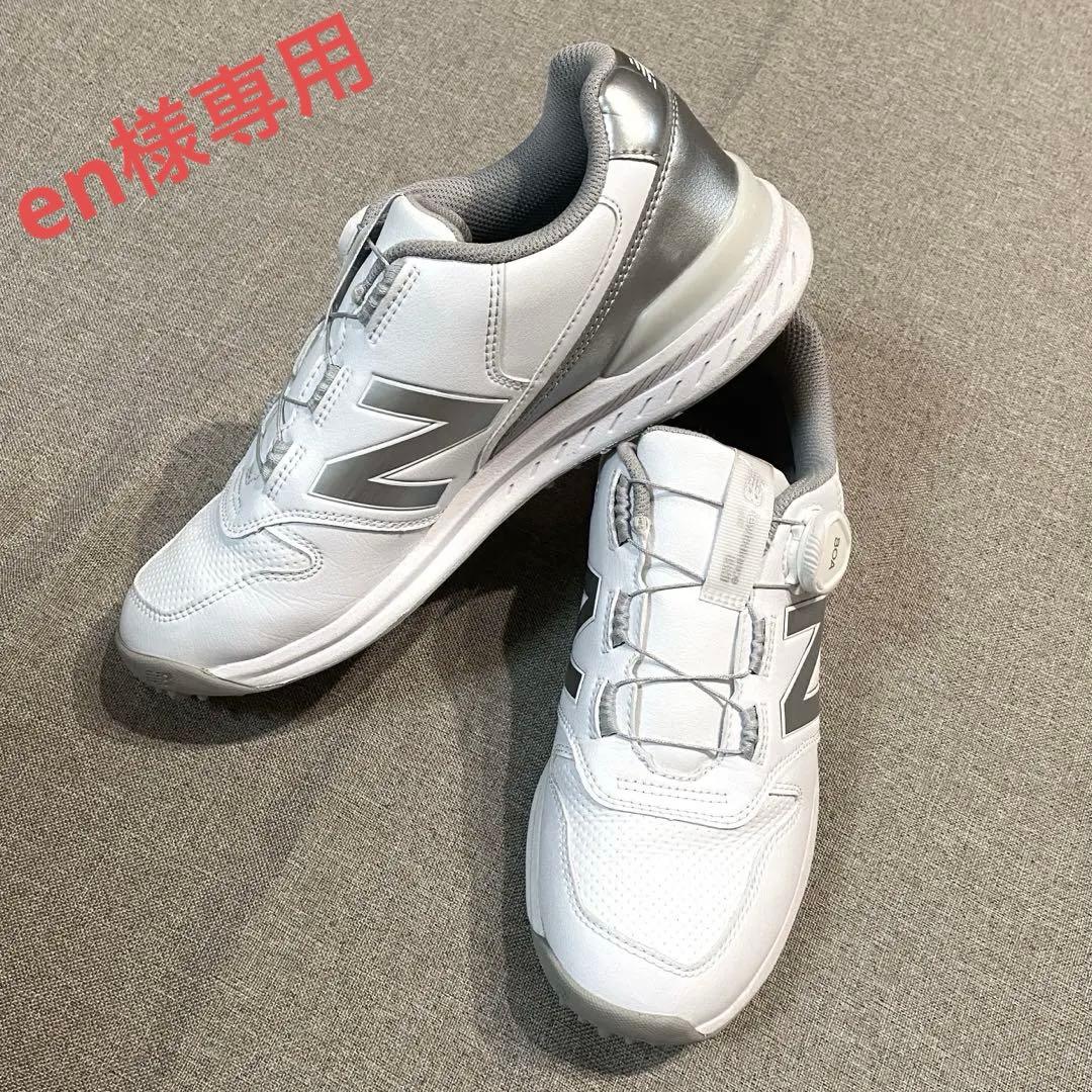 en　ニューバランスゴルフ　シューズ　25㎝　スパイクレス