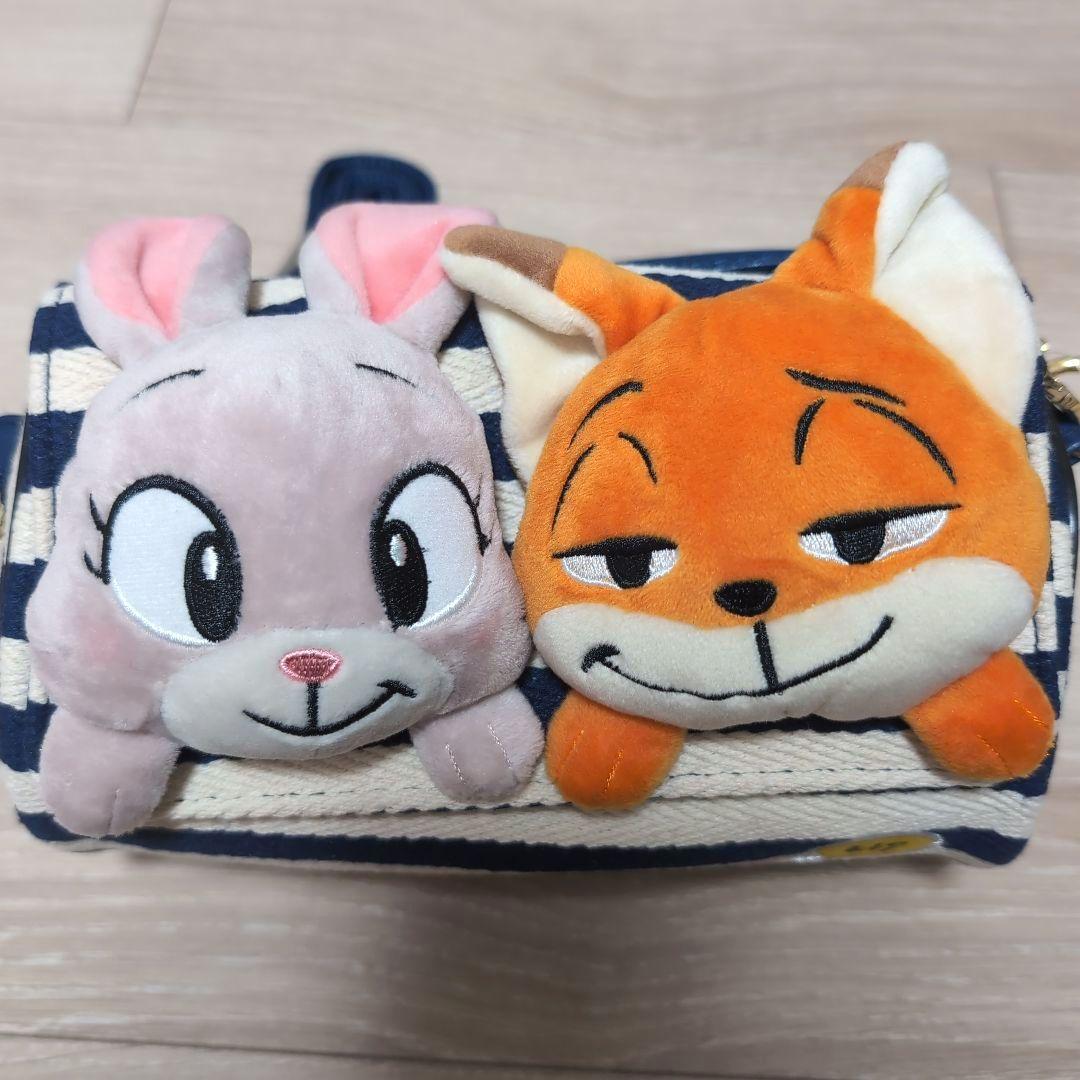 【タグ付き】ズートピア　ぬいぐるみ　ショルダー　ニック　ジュディ　レア