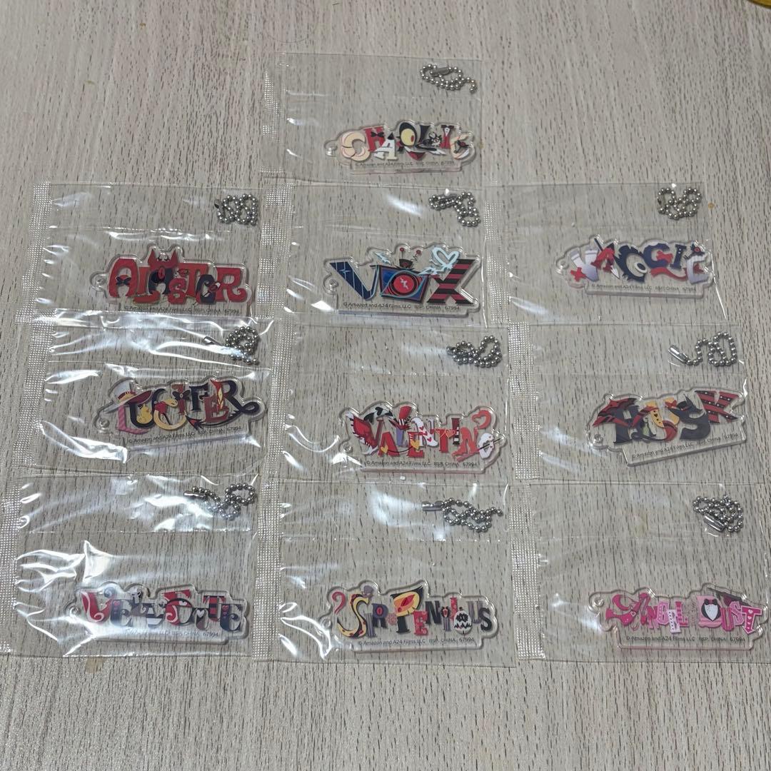 ハズビンホテル　一番くじ　H賞　アクリルチャーム　全種セット　コンプリート