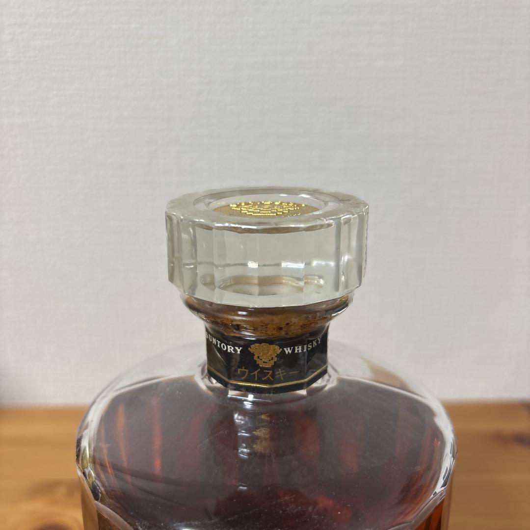 サントリーウイスキー　響21年　初期ボトル　カガミクリスタル　未開封