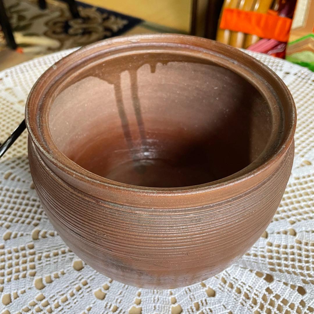 備前　水差し　茶道具