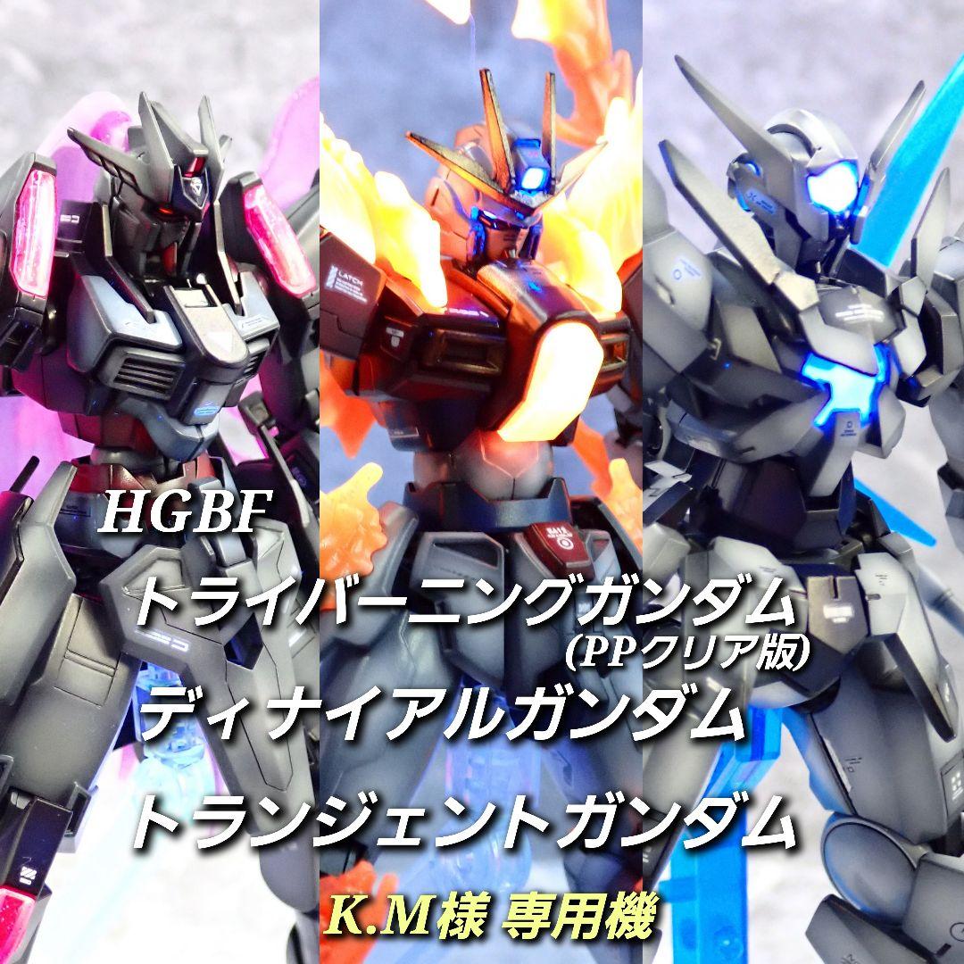 HGトライバーニングガンダム ディナイアルガンダム トランジェントガンダム