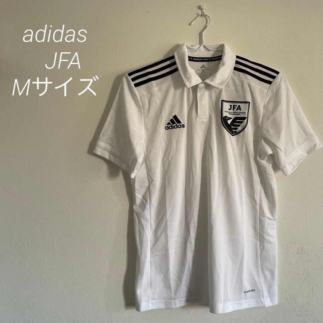 adidas JFAポロシャツ M ホワイト