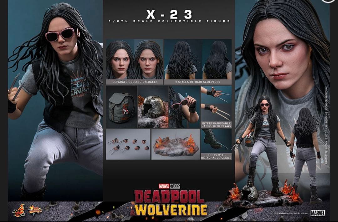 ホットトイズ　ムービー・マスターピース『デッドプール＆ウルヴァリン』X-23