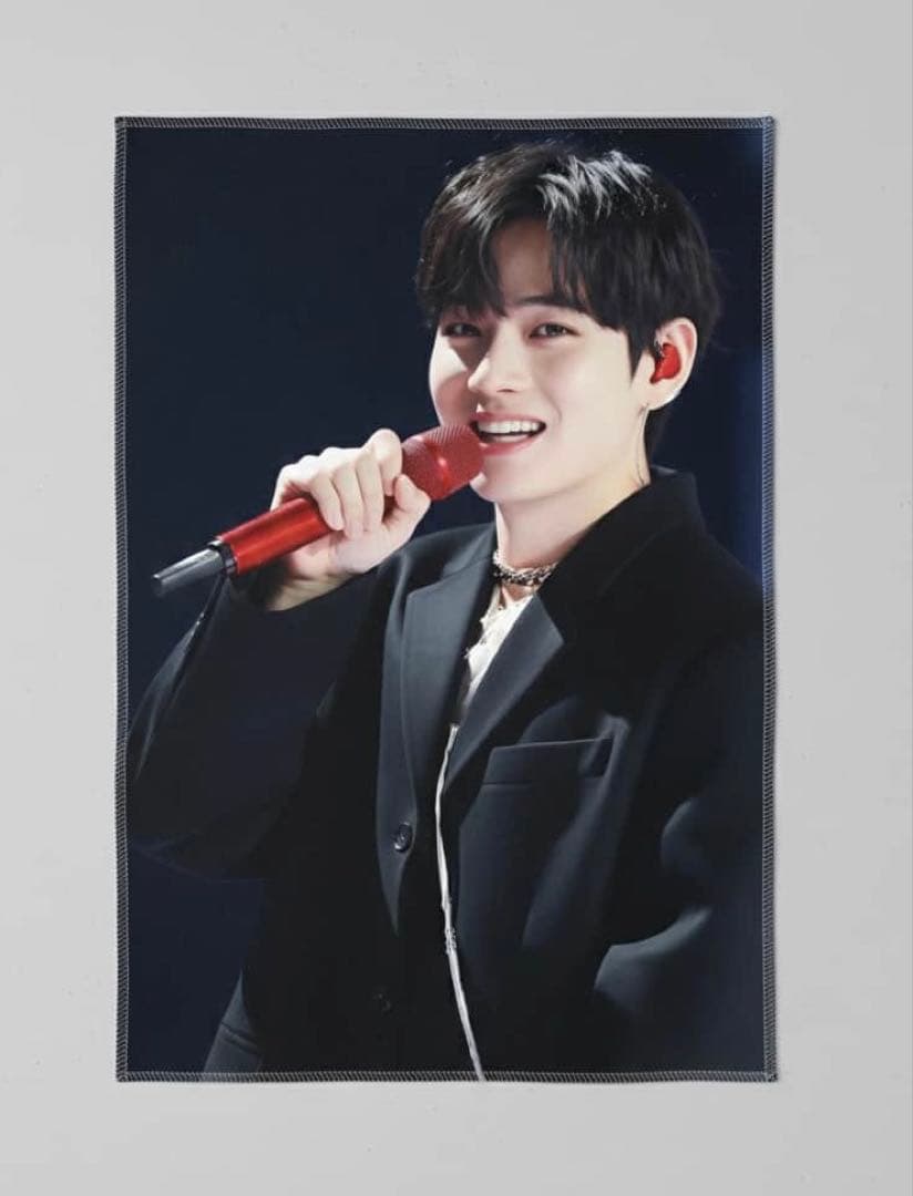 taehyung テヒョン テテ スローガンフェイスタオル 40×60cm