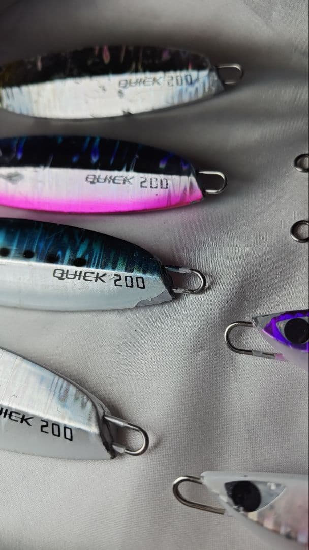 クイックゼロワン200×4 180 150 TGベイト120×2 80