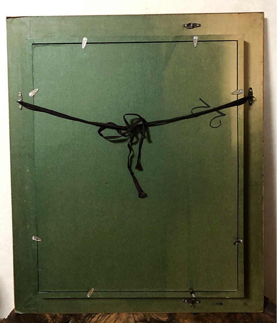 絵画 額装 花火 油彩画 F6 キャンパス 模写