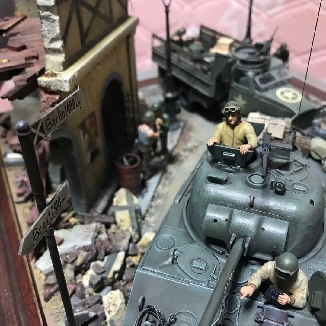 1/35 スケール 軍用トラック 戦車 ディオラマ