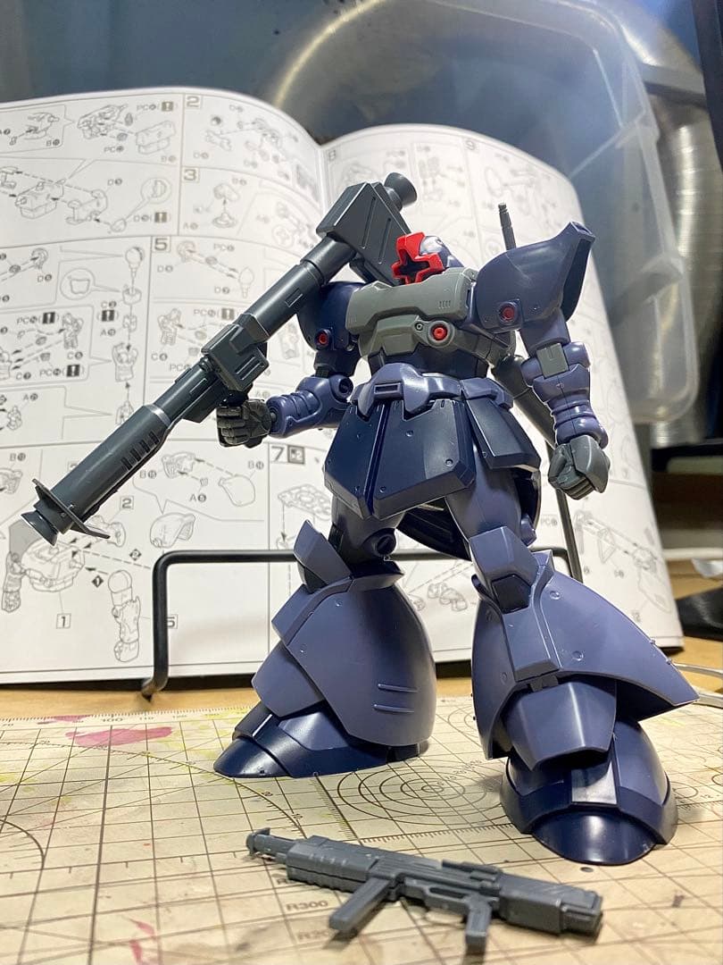 ガンプラ HGUC 1/144 リックドムIIカリウス機 完成品