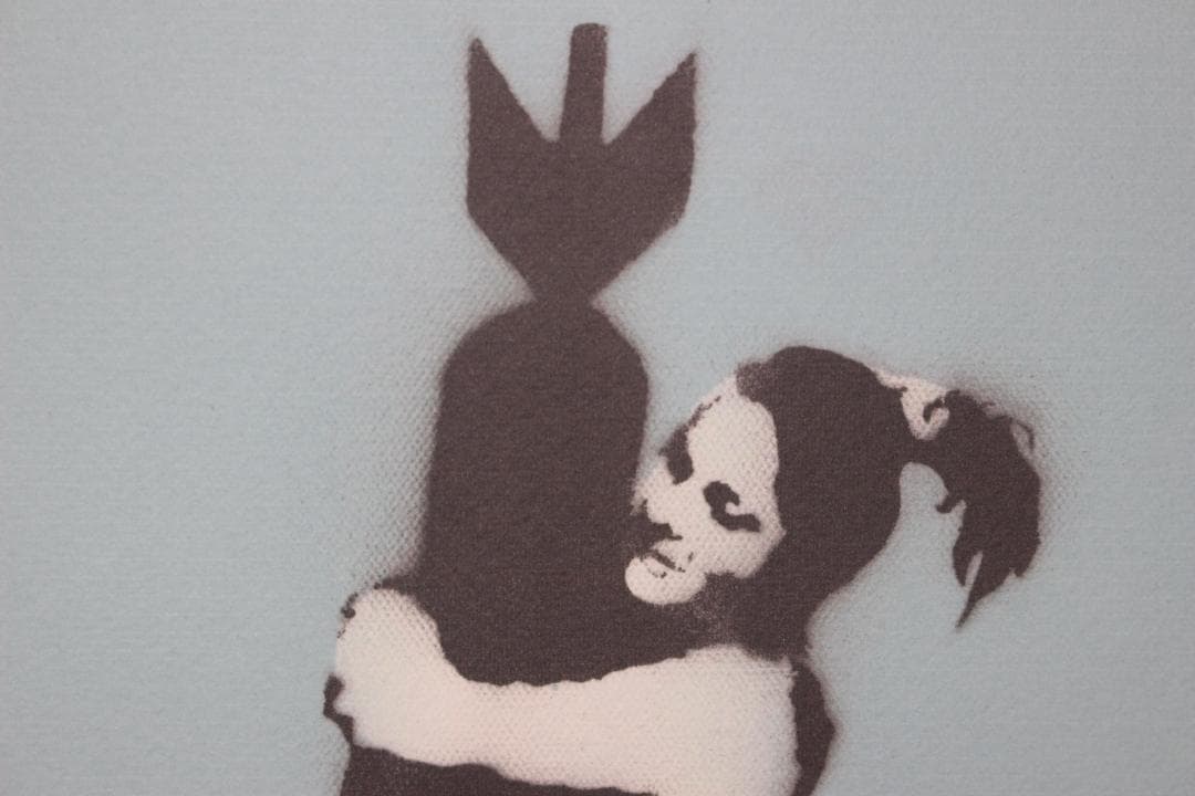 バンクシー Banksy Bomb Hugger エスタンプ リトグラフ